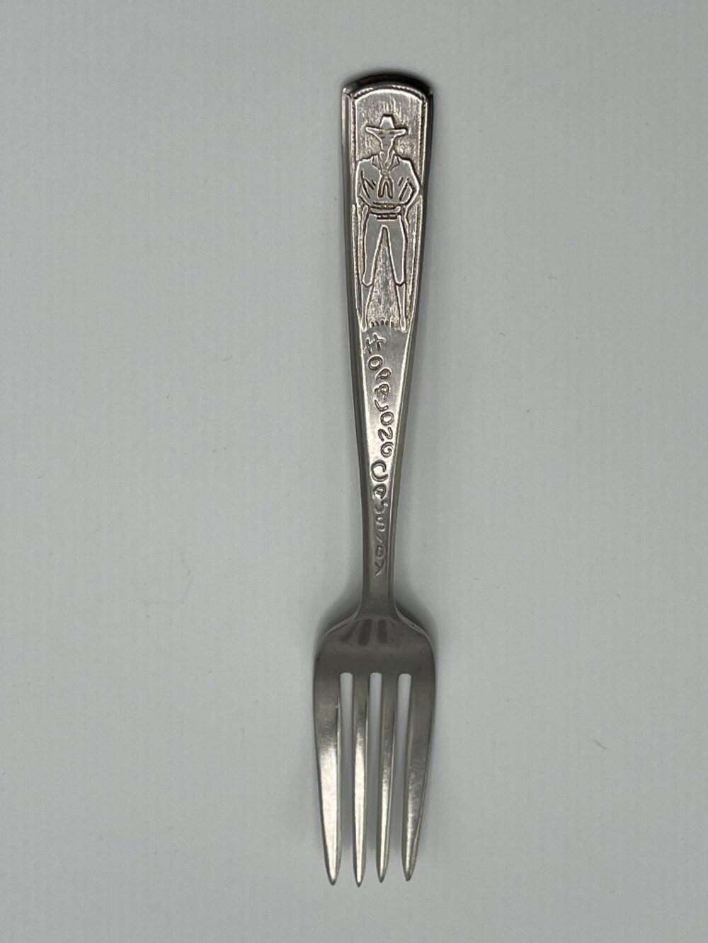 Hopalong Cassidy children's fork Cowboy Western Stainless Steel